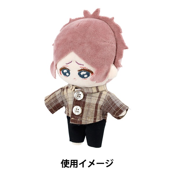 ぬいぐるみ衣装 『mpa チェックシャツ Mサイズ ブラウン MPA-105B-M