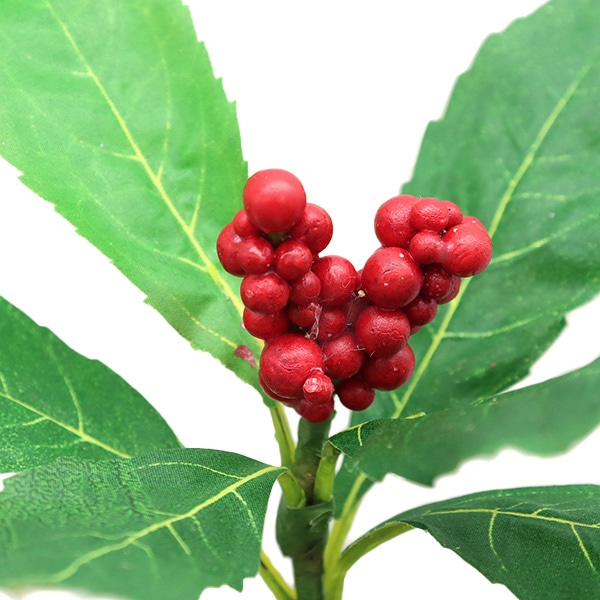 造花 シルクフラワー 『新千両 レッド V22196-003』 フラワー,シルク