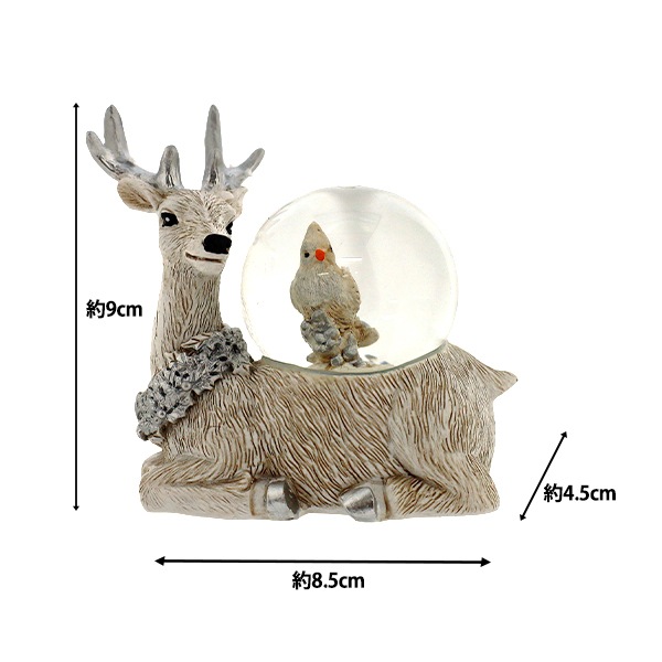 クリスマス雑貨 『スノードームS トナカイB CMG25-SDS4B』 生活雑貨