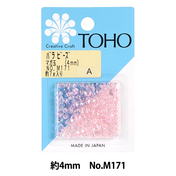 ビーズ 『バラビーズ マガ玉 約4mm No.M171』 TOHO BEADS トーホー