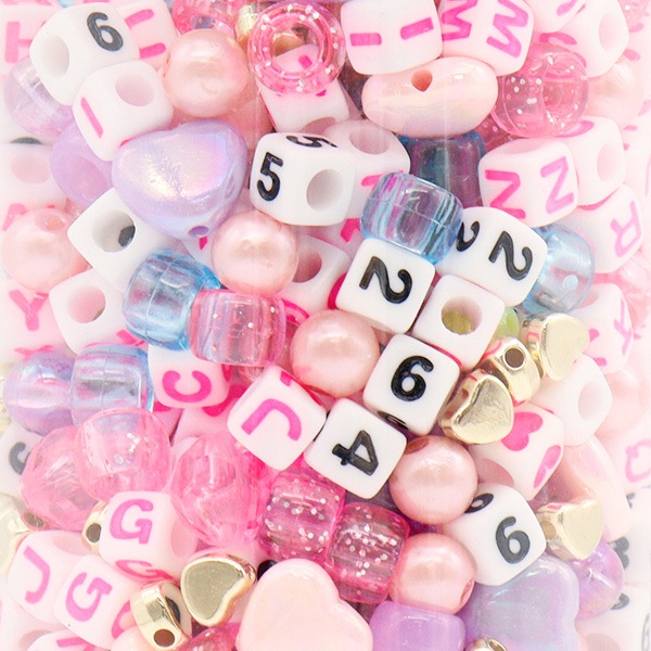 パックビーズ 『アイドルジュエリージャー ガーリー BE-B-01』 ビーズ