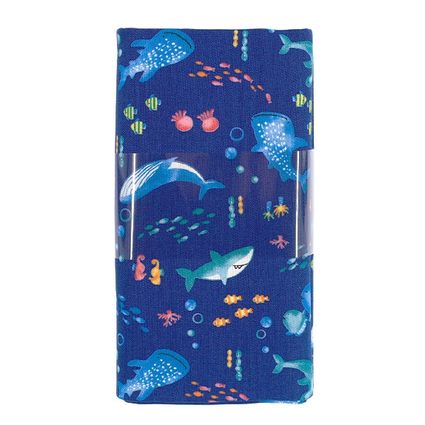 生地 『ニュアンスキッズ うみのいきもの カットクロス 約110cm×1m