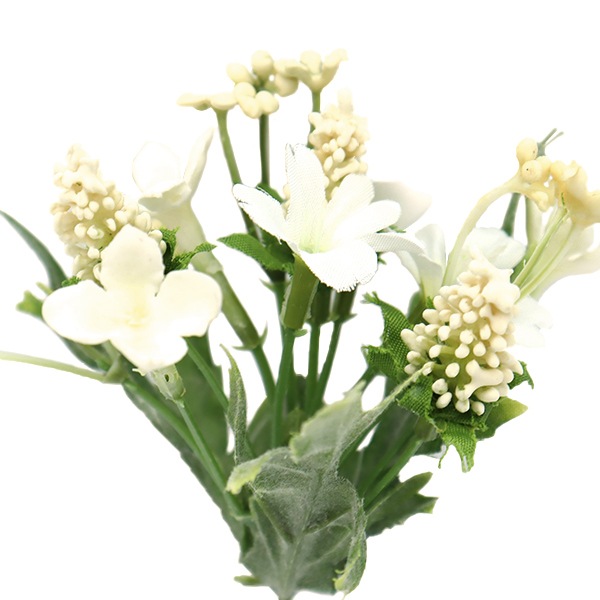 造花 シルクフラワー 『ミニフラワー&ベロニカピック WH VT2134