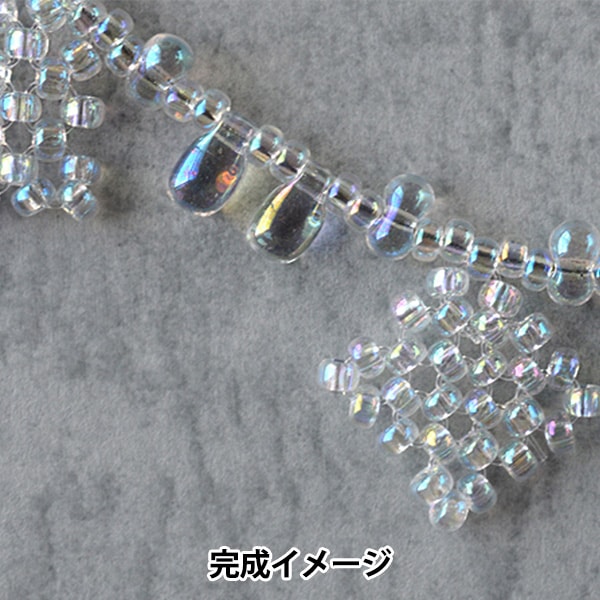 ビーズキット 『オーロラガラスアクセサリーキット ネックレス