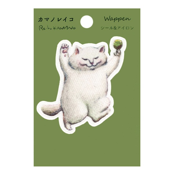 ワッペン 『ワッペン カマノレイコ チャオ KAW-02』 雑貨,ワッペン