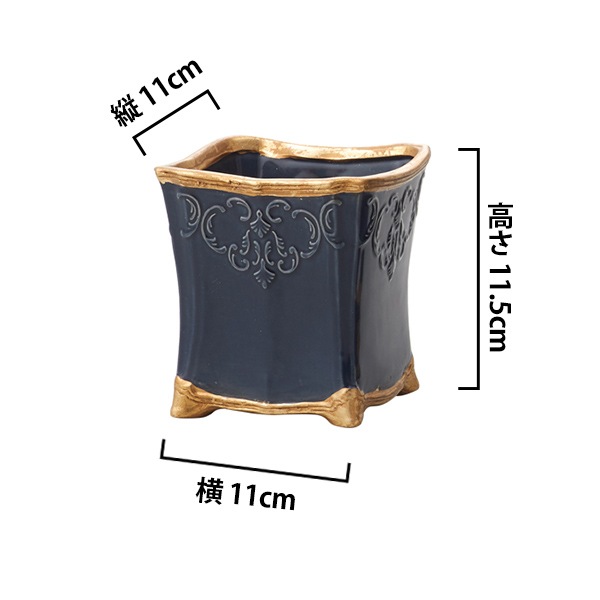 完売カラー／美品】 人気DOMANI 花器 オレンジ×チャコールグレー 陶器