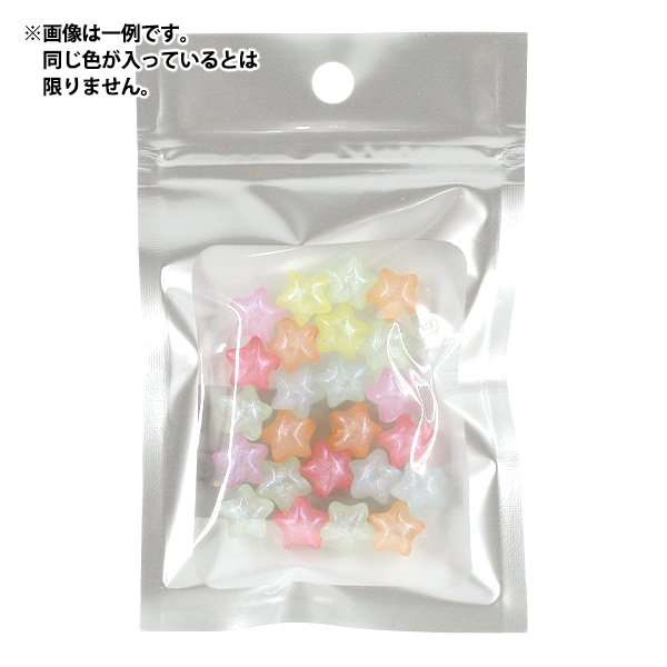 ビーズ 『ビーズピックス ミルキープチスター 約11×12mm YN-05-27