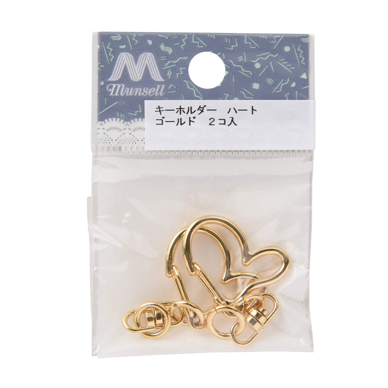 手芸金具 『キーホルダー ハート G』 すべての商品| ホビー材料の通販