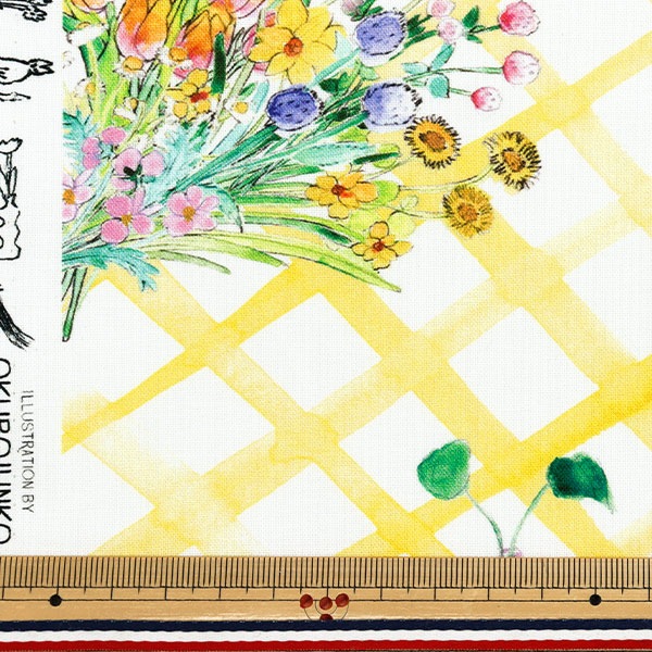 数量5から】 生地 『Paper message(ペーパーメッセージ) シーチング