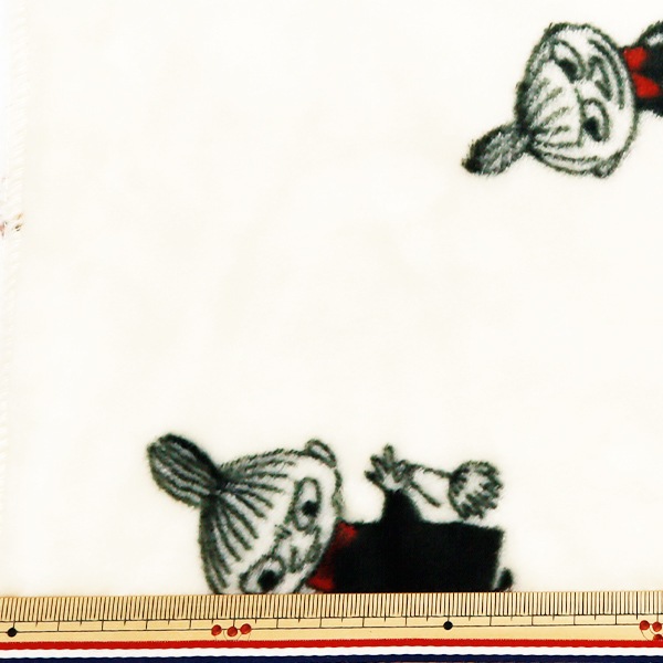 生地 『フランネル カットクロス リトルミイ 約72cm×100cm オフ