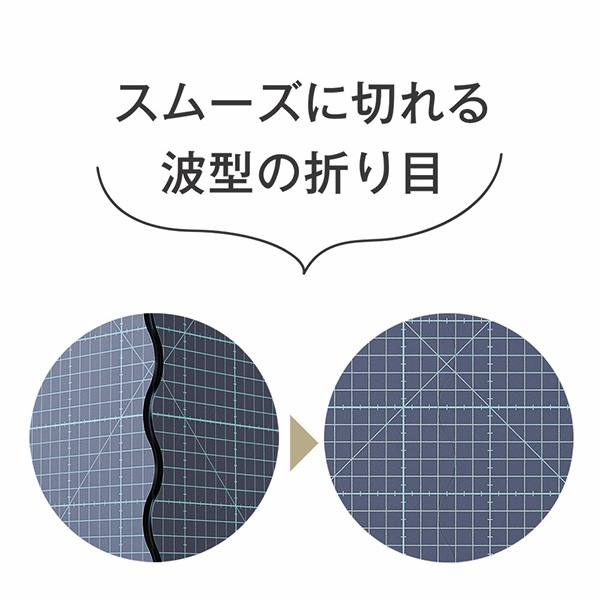 カッターマット 『カッティングマットe 折りたたみ A1 57-859』 Clover