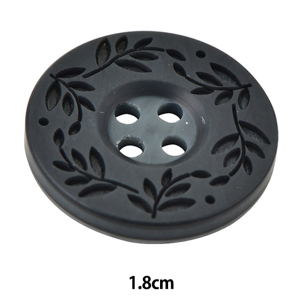 ボタン 『二つ穴ボタン 18mm 4個入り 水色 PYTD20-18』 服飾,ボタン