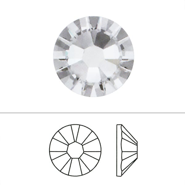 スワロフスキー　ゆらゆらシリーズ スワロフスキー 『#2058 XILION Rose Enhanced ライトローズ SS5 100粒