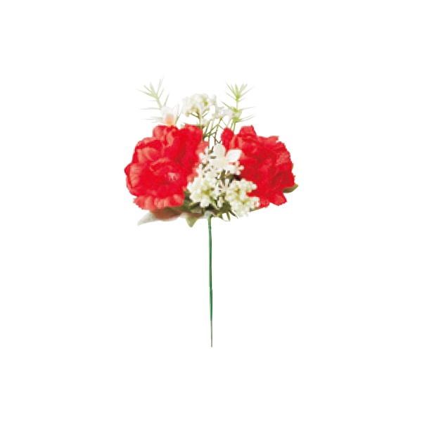 造花 シルクフラワー 『カーネーションピック レッド FD3366-003