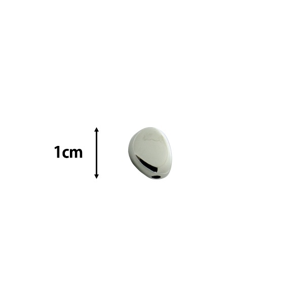 ビーズ 『CCBメタルビーズ 1cm シルバー 6個入り BE1539-205』 ビーズ