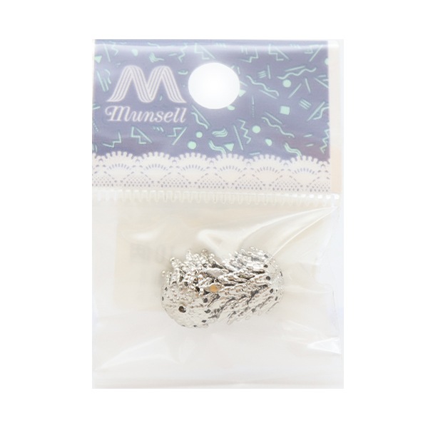 手芸金具 『花座 #18 シルバー 10個入り』 ビーズ,ビーズ金具,メタル