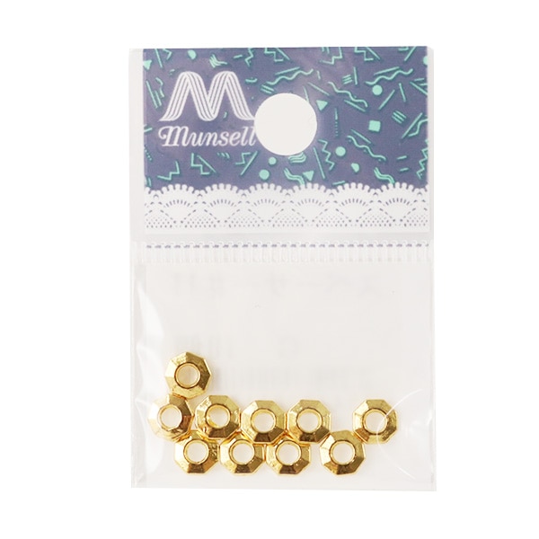 手芸金具 『スペーサー #7 ゴールド 10個入り』 ビーズ,金具・留め具
