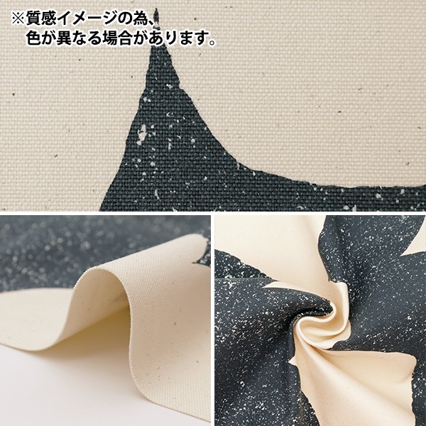 数量5から】 生地 『echino(エチノ) 9.5号帆布 Wave ベージュ