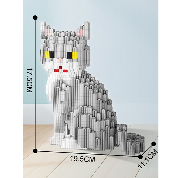 玩具 『ブロック ブリティッシュショートヘア Ake-C4』 生活雑貨,玩具