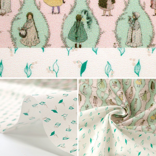 激レア！希少！うさるさん。　はぎれ　生地　キルティング kts6940-q-t1.jpg