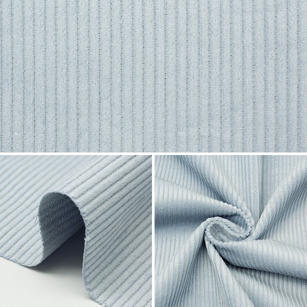 数量5から】 生地 『8Wコーデュロイ ソフト加工 ライトブルー COR8W-9