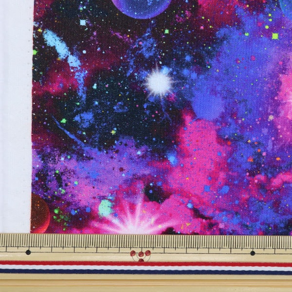 数量5から】 生地 『USAコットン セレスチャル・スペース(宇宙柄