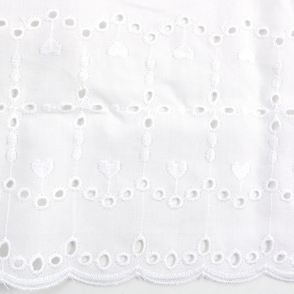 数量5から】 レースリボンテープ 『綿レース 幅約14cm 広幅 OK13892-1