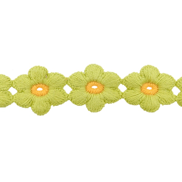 数量5から】 リボン 『フローラルリボン 約3cm幅 7番色 K241T-LACEP1