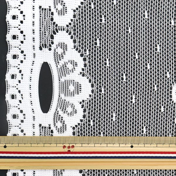 数量5から】 生地 『カフェカーテン 70cm丈 ナチュラル EK-8675S-1