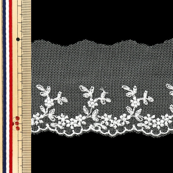 数量5から】 レースリボンテープ 『シルバーラメチュールレース 幅約