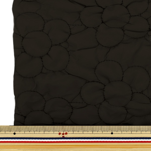 生地 『カジュアルキルトカットクロス フラワー大 約50×80cm ブラック
