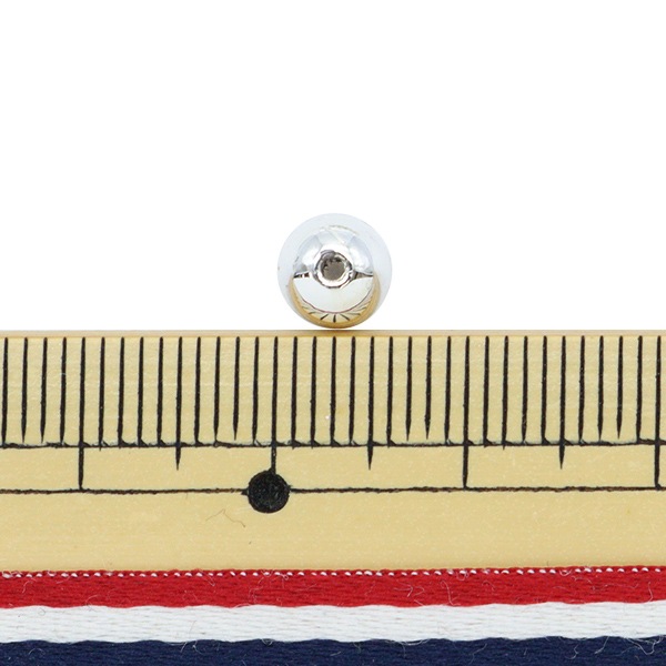 ビーズ 『パールビーズ シルバー 6mm 35個入り』 ビーズ,パール