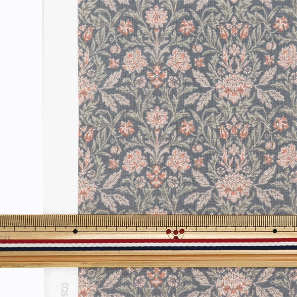 フランスヴィクトリア時代の生地 ヴィクトリアン柄生地