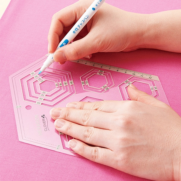 テンプレート 『ピーステンプレート 正方形 57-999』 Clover クロバー