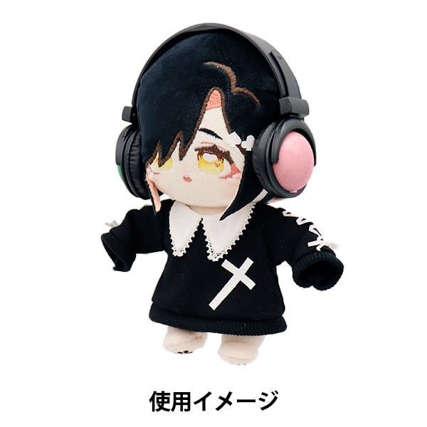 ぬいぐるみ衣装 『ドール用ヘッドホン ピンク DHP-PK』 手芸