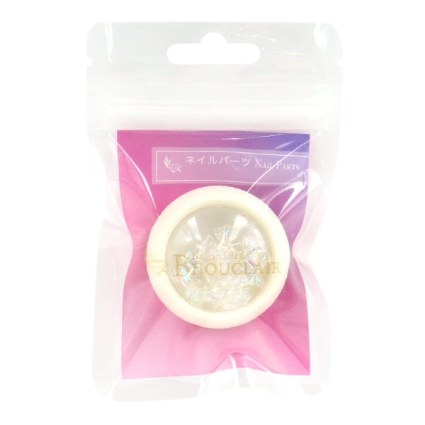 レジン材料 『ビジュクレール リボンパーツ オーロラ 2種×各5個入り 10