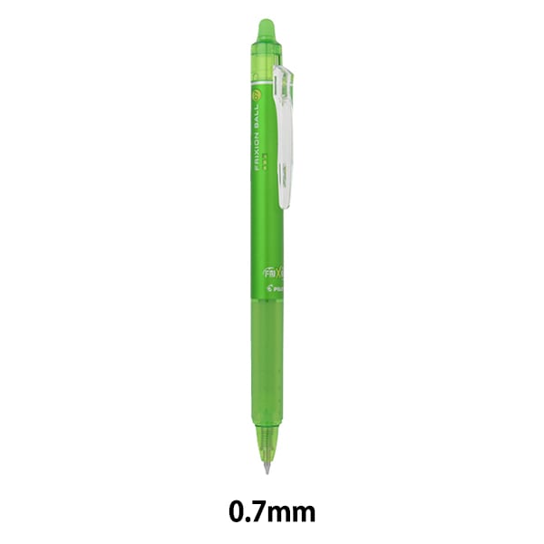 緑ボールペン ボールペン 『フリクション ボールノック 07 グリーン』 PILOT
