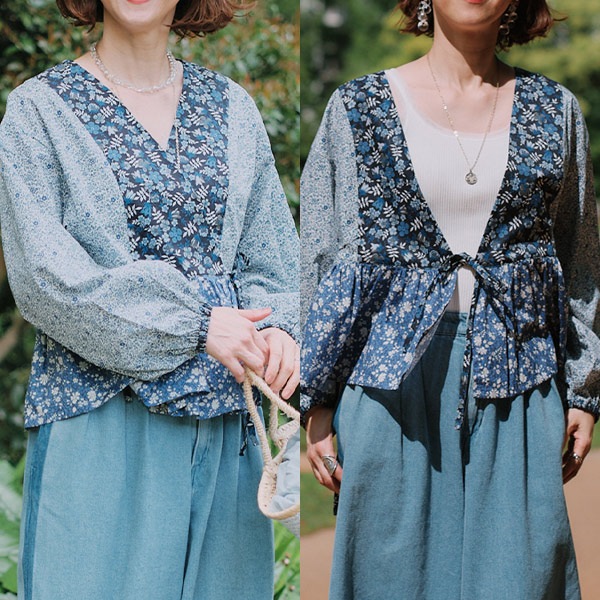 洋裁キット 『【型紙無】 Pattern Label×maiando Made With Liberty