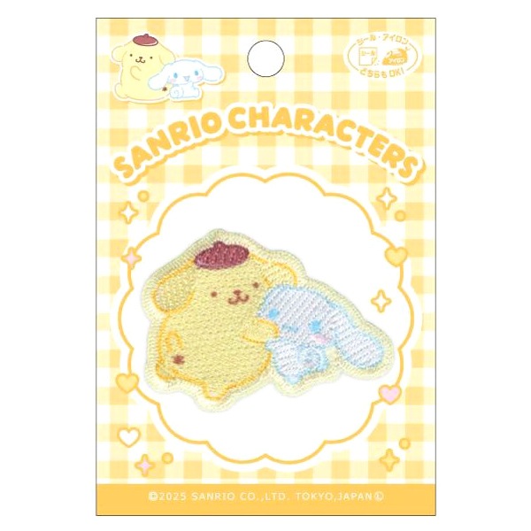 ぷりんさま確認用 ワッペン 『サンリオワッペン プリン・シナモロール SCW77』 PIONEER