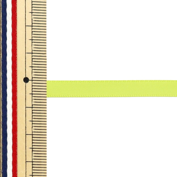 リボン 『1反売り 両面サテンリボン 約6mm幅×10m巻 ライトグリーン系