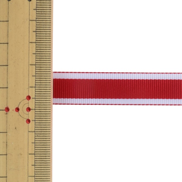 数量5から】 リボン 『ストライプリボン 750K 幅約1.5cm 4番色