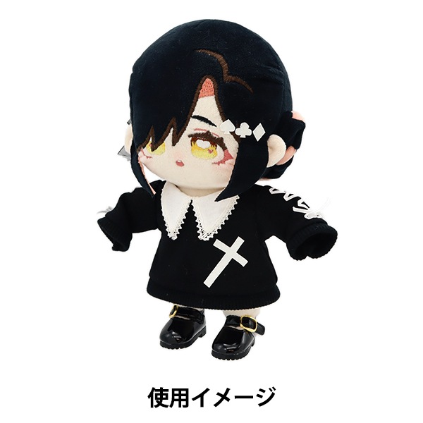 ぬいぐるみ衣装 『ストラップシューズ Mサイズ 黒 MPA-30E』 手芸