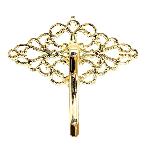 手芸金具 『フックポニー スカシ ゴールド 29×49mm 271/0279』 ビーズ