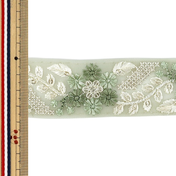 数量5から】 手芸ブレード 『2025インド刺繍ブレード 約3.7cm幅