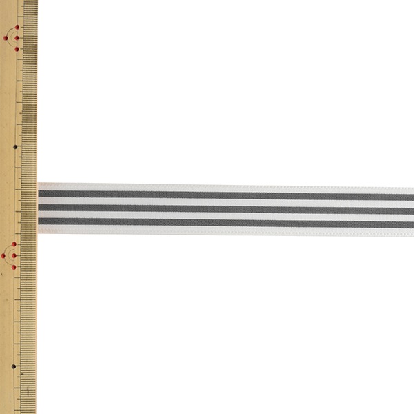 数量5から】 リボン 『ストライプリボン 4830 幅約2.5cm 2番色