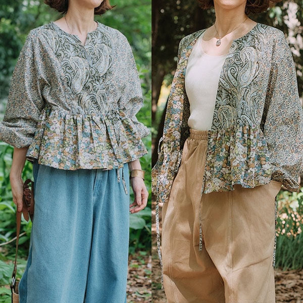 洋裁キット 『【型紙無】 Pattern Label×maiando Made With Liberty