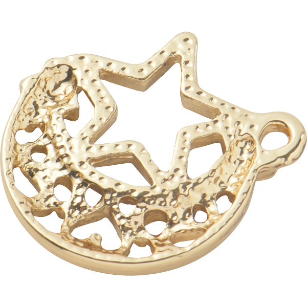 手芸金具 『チャーム 鍵 #10501 ゴールド』 ビーズ,ビーズ金具