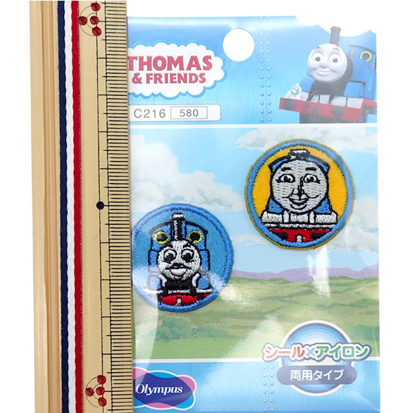 ワッペン 『きかんしゃトーマスワッペン トーマス&ゴードン C-216