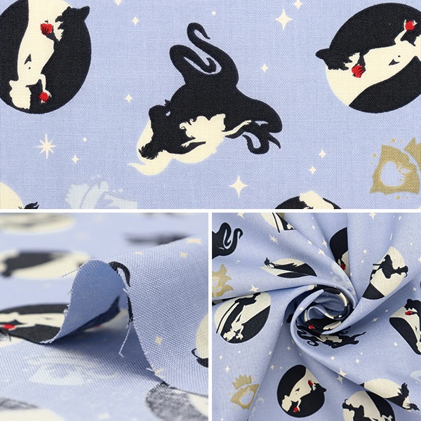 数量5から】 生地 『シーチング ディズニープリンセス