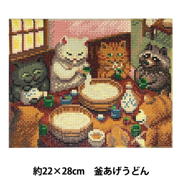 ビーズキット 『プレミアム ダイヤモンド ペインティング 空想街雑貨店